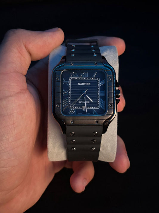 cartier santos silicone strap