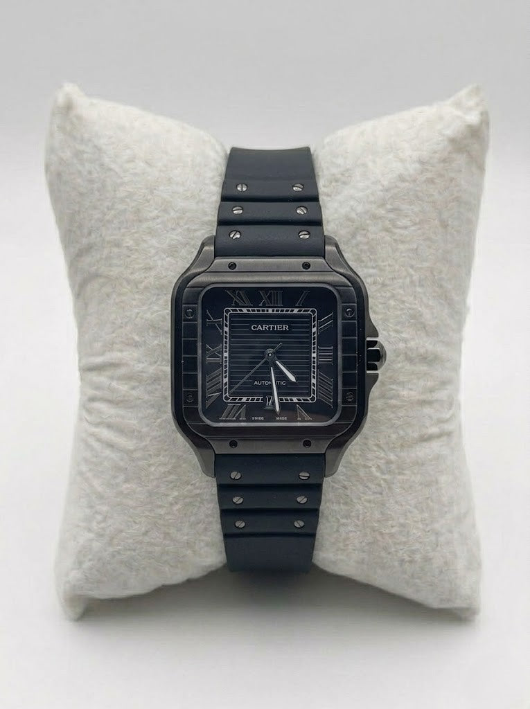 cartier santos silicone strap