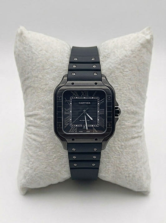 cartier santos silicone strap